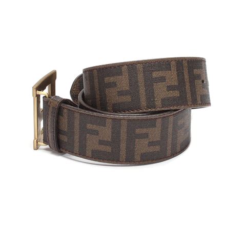 7c0250-xee fendi|Fendi Canvas FF Buckle Belt 7C0250.